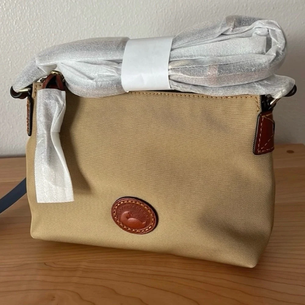 NWT Dooney & Bourke Khaki Crossbody Pouchette